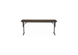 SEMINAR/TRAINING TABLE 18X96 WALNUT by Correll SEMINAR/TRAINING TABLE 18X96 WALNUT by Correll