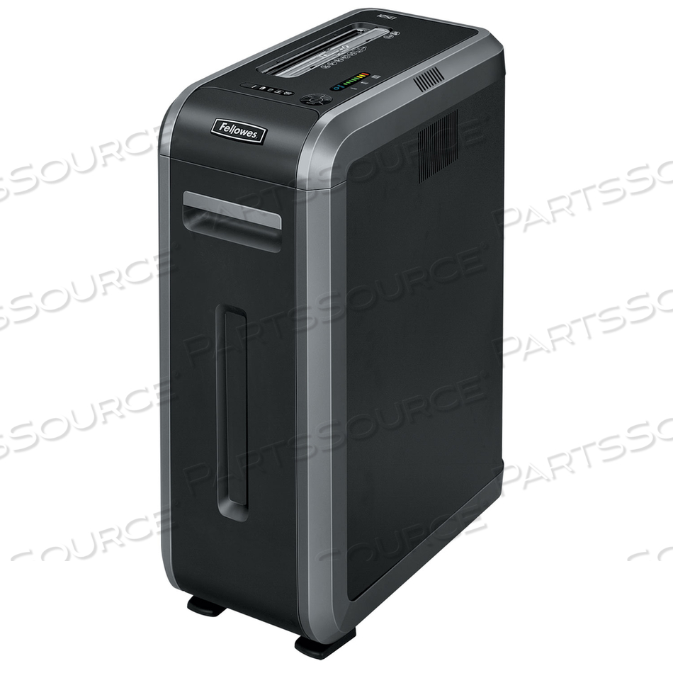 POWERSHRED 125CI 100% JAM PROOF CROSS-CUT SHREDDER, 20 MANUAL SHEET CAPACITY by Fellowes