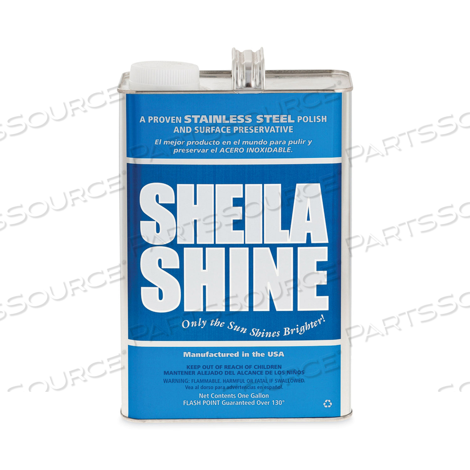 STAINLESS STEEL CLEANER AND POLISH, 1 GAL CAN by Sheila Shine STAINLESS STEEL CLEANER AND POLISH, 1 GAL CAN by Sheila Shine