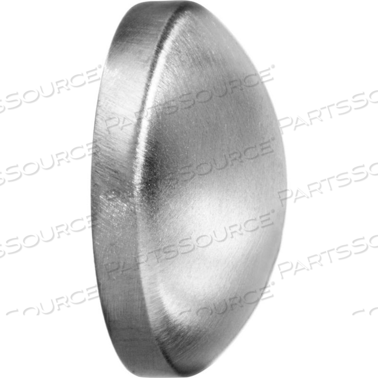 304 STAINLESS STEEL POLISHED CAP FOR BUTT WELD FITTINGS - FOR 1" TUBE 