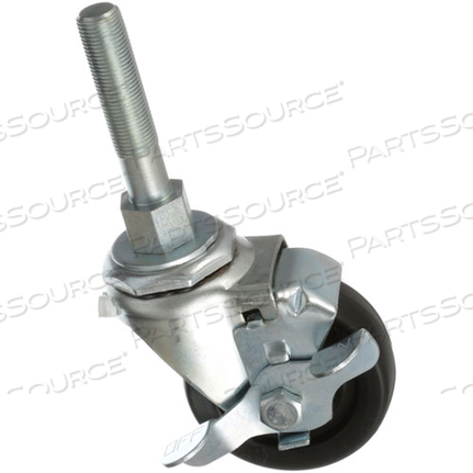 CASTER 3" SWIVEL W/BRAKE 