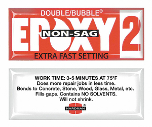 EPOXY FAST SET NON-SAG 3.5G PK10 by Hardman