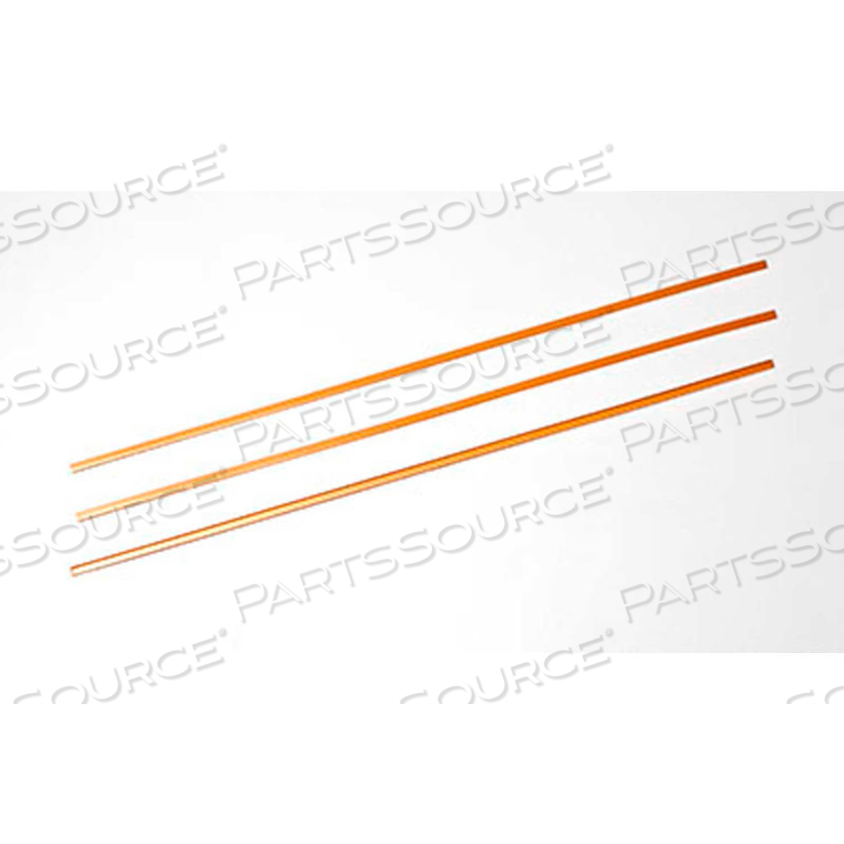 ORFIT STRIPS, 18" X 1/5" X 1/12", GOLD, THIN, 10 PCS by Fabrication Enterprises