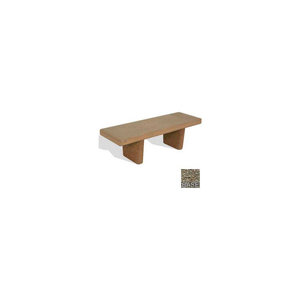 84" HEAVY DUTY FLAT BENCH, GRAY LIMESTONE by Bohlmann