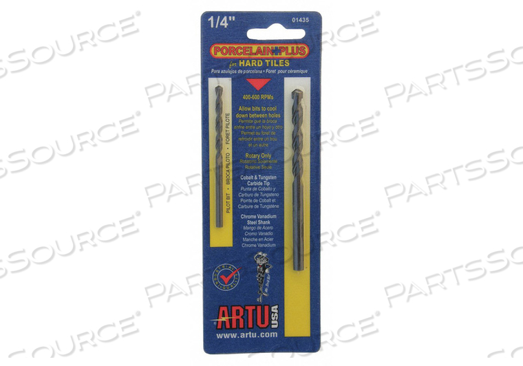 PORCELAIN TILE DRILL BIT 1/4 IN by Artu
