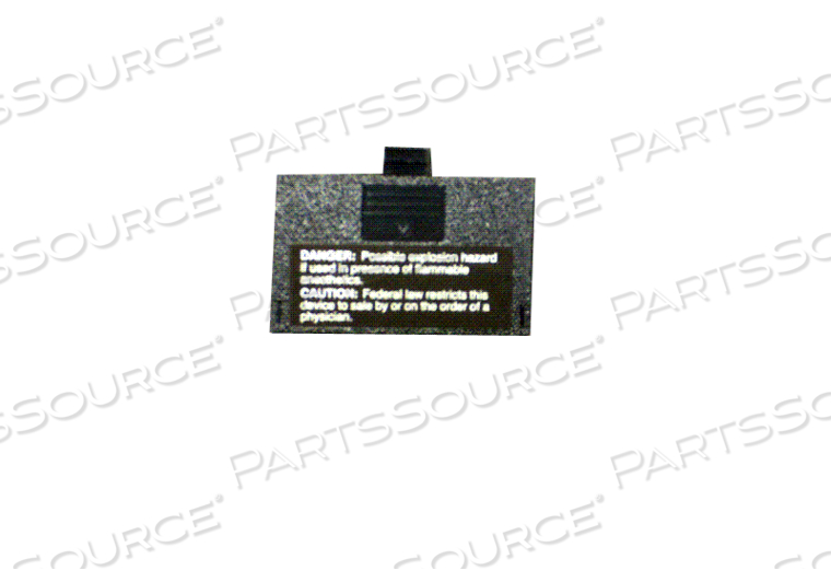 COVER, BATTERY, MICROSTIM, BLACK 