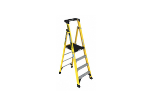 PODIUM STEPLADDER 4 FT FIBERGLASS 375 LB by Werner