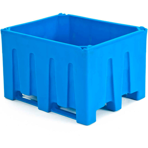 BONAR PLASTICS SANI-BOX®, CONTAINER - FORK RUNNER BASE 1500 LB. CAP. - 48"L X 40"W X 31 "H BLUE by Snyder Industries BONAR PLASTICS SANI-BOX®, CONTAINER - FORK RUNNER BASE 1500 LB. CAP. - 48"L X 40"W X 31 "H BLUE by Snyder Industries