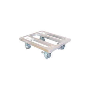 ALUMINUM MOBILE DUNNAGE RACK 24"W X 24"D X 8"H by New Age Industries