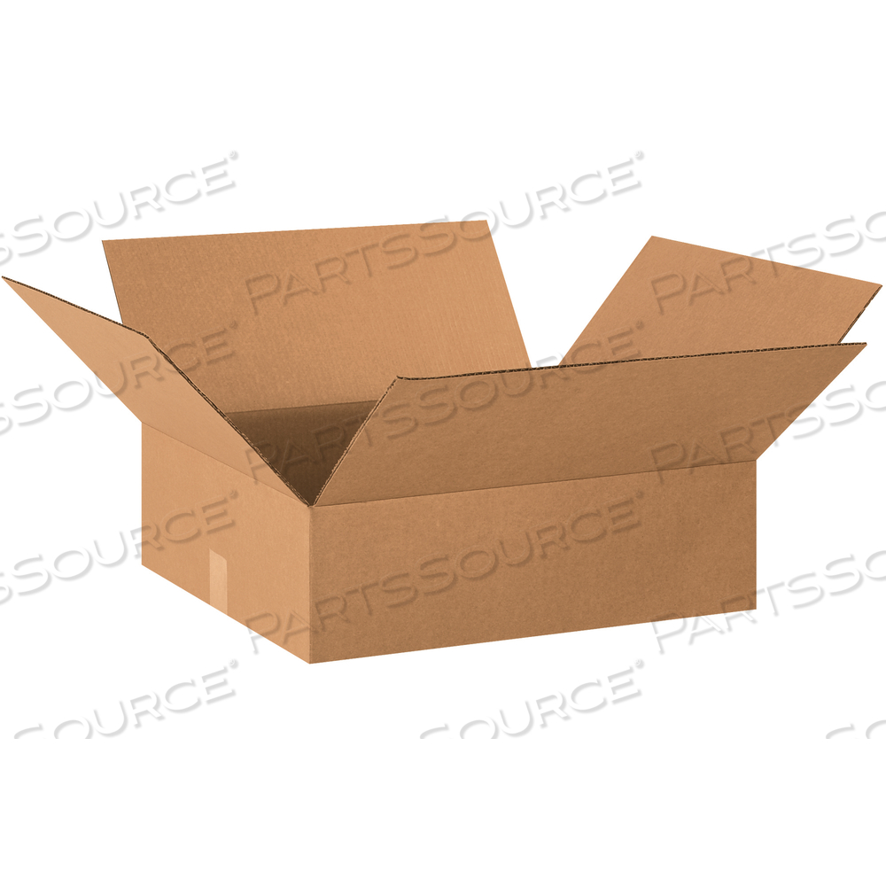 FLAT CORRUGATED BOXES, 20" X 18" X 4", KRAFT, 25/BUNDLE by BOX Partners (Box Acquisitions, LLC)