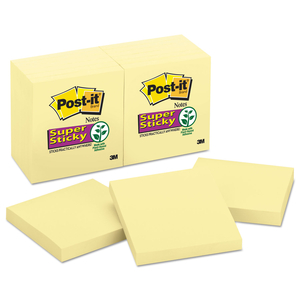 PADS IN CANARY YELLOW, 3" X 3", 90 SHEETS/PAD by 3M Consumer PADS IN CANARY YELLOW, 3" X 3", 90 SHEETS/PAD by 3M Consumer