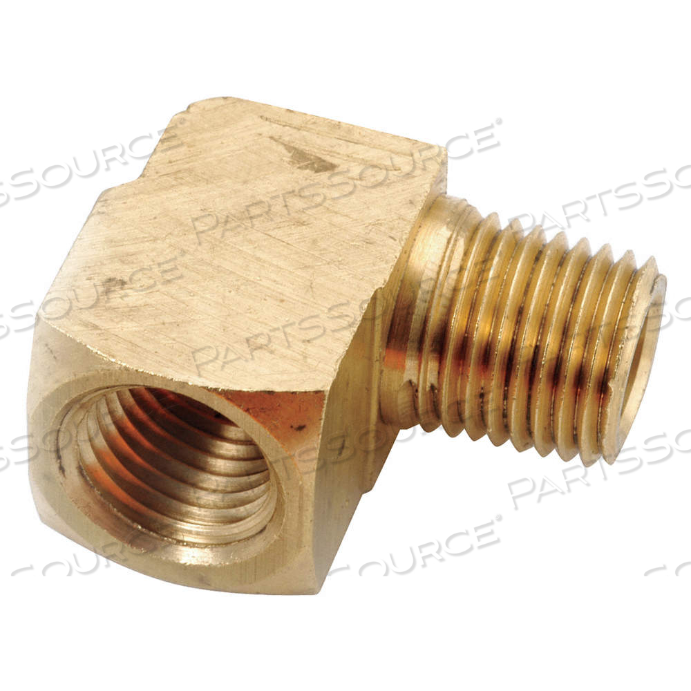 90° EXTRUDED STREET ELBOW, BRASS, 1/8 IN X 1/8 IN FITTING PIPE SIZE, MALE NPT X FEMALE NPT, ELBOW by Approved Vendor