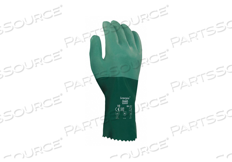 D0538 CHEMICAL RESISTANT GLOVE 12 L SZ 10 PR by Ansell Healthcare