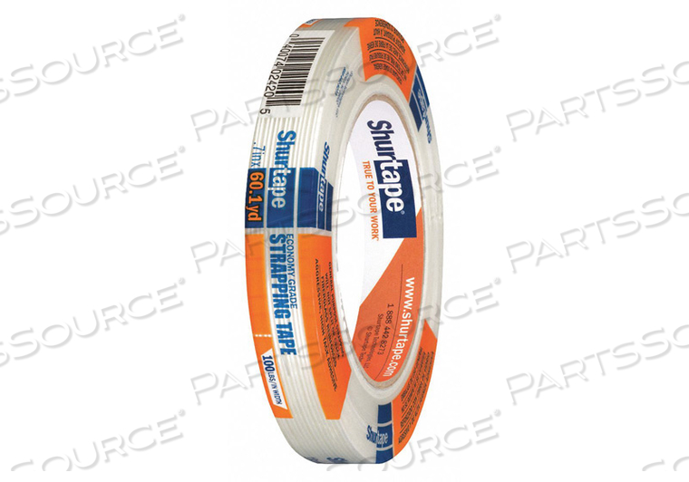 PACKAGING TAPE 55M L CLEAR 4-47/64 DIA. by Shurtape PACKAGING TAPE 55M L CLEAR 4-47/64 DIA. by Shurtape