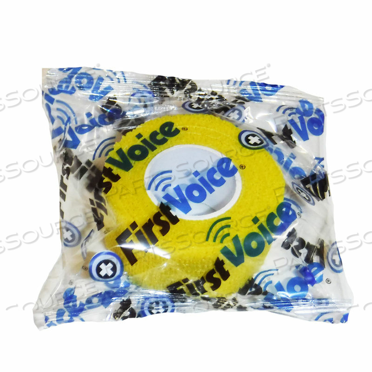 FIRST VOICE 1" X 5 YARDS SELF ADHESIVE BANDAGE, NON-LATEX, YELLOW, PACK OF 20 by First Voice FIRST VOICE 1" X 5 YARDS SELF ADHESIVE BANDAGE, NON-LATEX, YELLOW, PACK OF 20 by First Voice