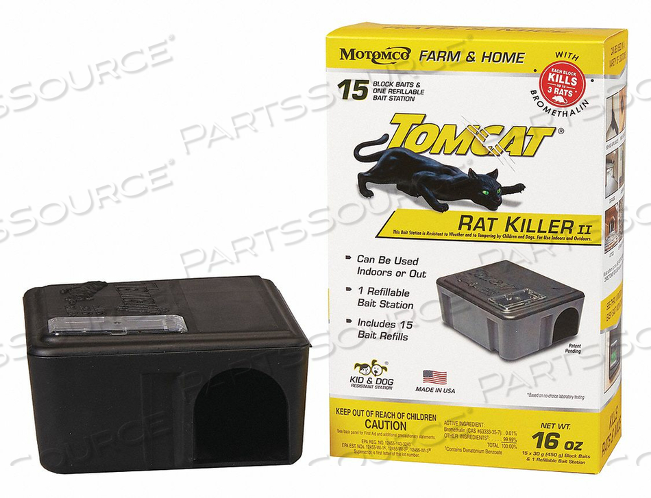 RODENT STATION BAIT BOX BLACK by Motomco RODENT STATION BAIT BOX BLACK by Motomco