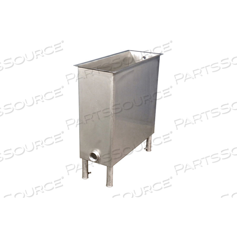 PAN & SHOVEL STERILIZER, STEAM COUPLING, 34" X 14" X 37-1/2" 