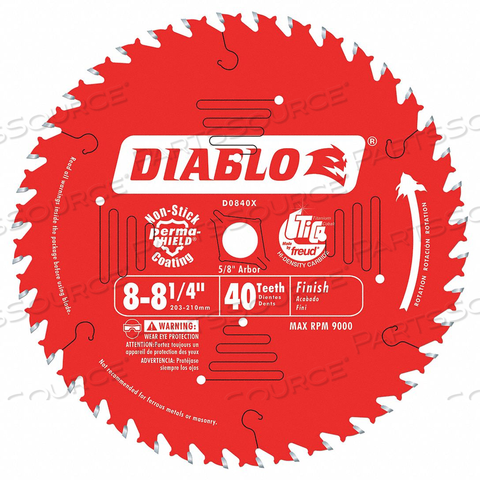 CIRCULAR SAW BLADE DIA. 8-1/4 IN. by Diablo CIRCULAR SAW BLADE DIA. 8-1/4 IN. by Diablo
