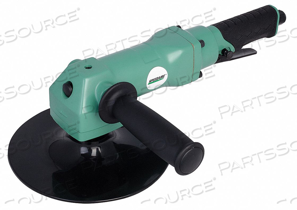 AIR POLISHER, PRODUCT TYPE AIR POLISHER, POLISHING MOTION ROTARY, INCLUDED PAD SIZES 7 IN, MAXIMUM DISC DIAMETER 7 IN, HORSEPOWER 0.75 HP, D by Speedaire AIR POLISHER, PRODUCT TYPE AIR POLISHER, POLISHING MOTION ROTARY, INCLUDED PAD SIZES 7 IN, MAXIMUM DISC DIAMETER 7 IN, HORSEPOWER 0.75 HP, D by Speedaire