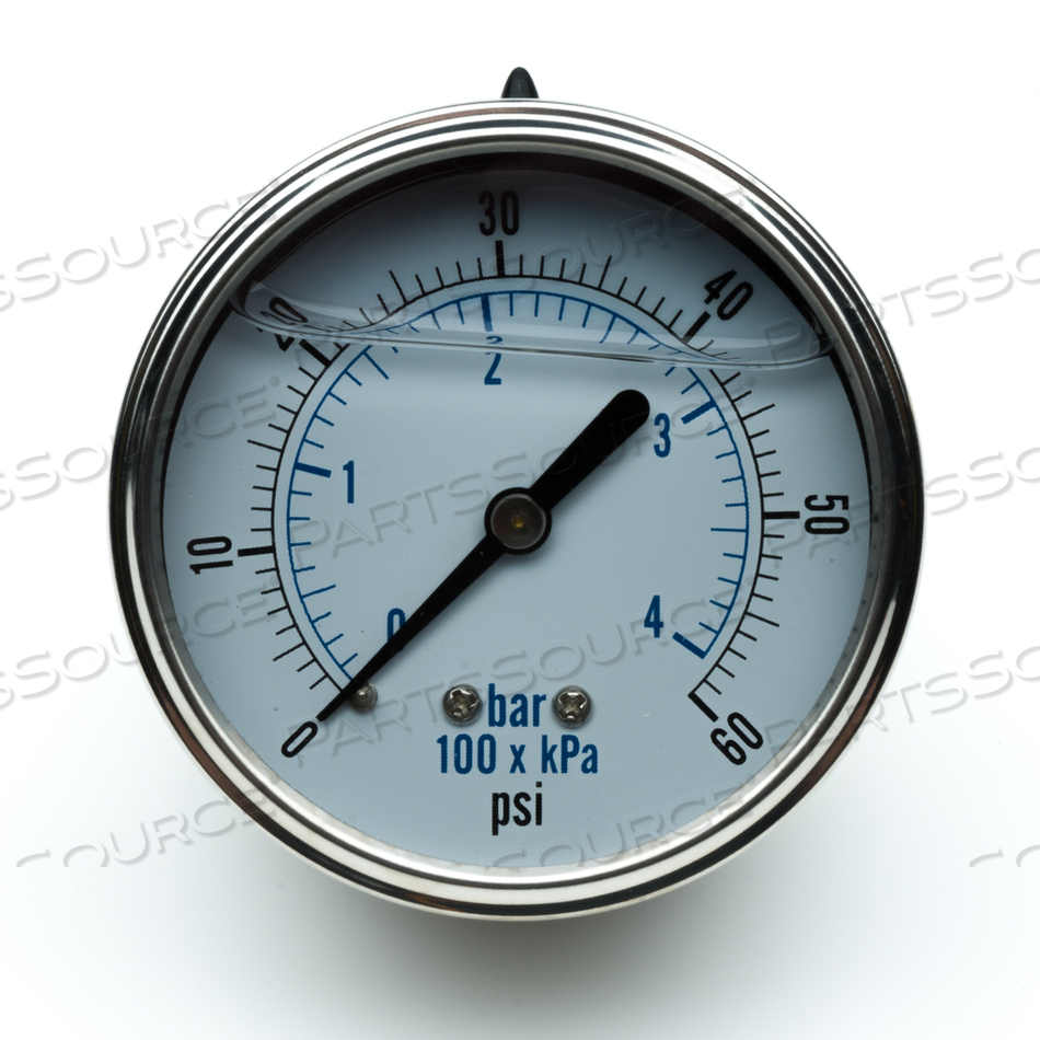 #7214 0.25" NPT PRESSURE GAUGE by STERIS Corporation #7214 0.25" NPT PRESSURE GAUGE by STERIS Corporation