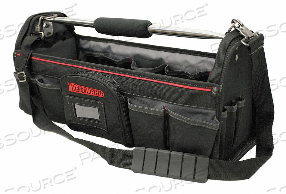 TOOL TOTE 23 POCKETS 22-3/4X8X10 BLACK by Westward TOOL TOTE 23 POCKETS 22-3/4X8X10 BLACK by Westward
