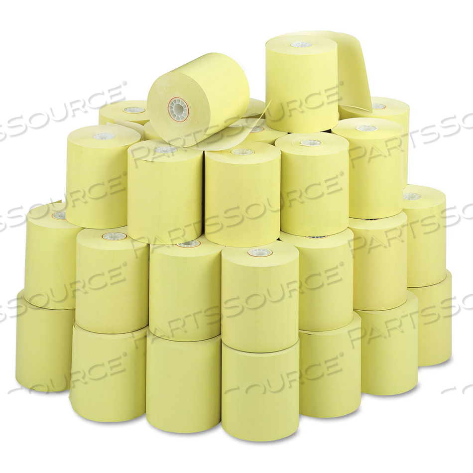 DIRECT THERMAL PRINTING THERMAL PAPER ROLLS, 3.13" X 230 FT, CANARY by Iconex