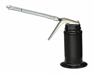 PISTOL OILER 6OZ 1/4IN-28 THREAD STEEL by Lubrimatic