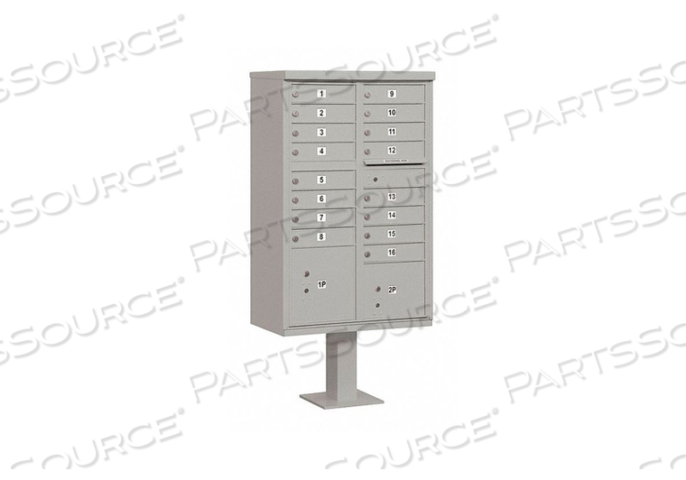 CLUSTER BOX UNIT USPS 18 DOORS 62-3/4 H by Salsbury Industries