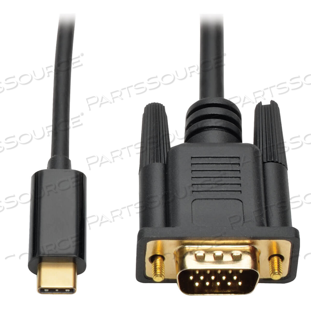 USB C TO VGA ADAPTER CONVERTER CABLE 1080P TYPE C TO VGA 6FT by Tripp Lite