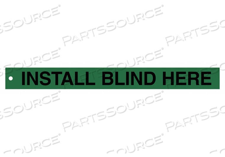ISOLATION BLIND TAGS 2IN.HX20IN.W PK25 by Brady Americas ISOLATION BLIND TAGS 2IN.HX20IN.W PK25 by Brady Americas
