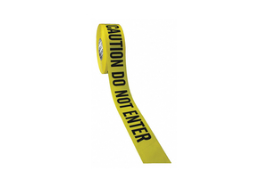 BARRICADE TAPE YELLOW/BLACK 1000FT X 3IN by Presco