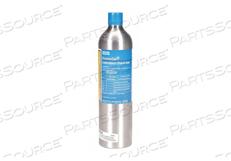 CALIBRATION GAS CYLINDER 5-GAS 34L by MSA Safety Sales, LLC CALIBRATION GAS CYLINDER 5-GAS 34L by MSA Safety Sales, LLC