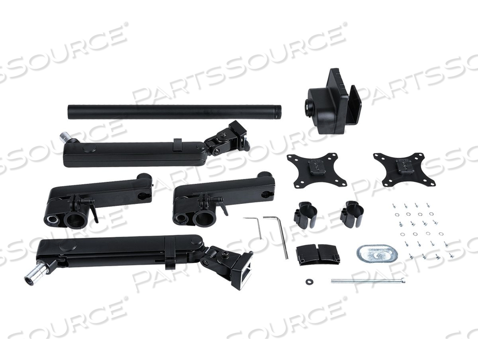 DESK MOUNT DUAL MONITOR ARM, FULL MOTION MONITOR MOUNT FOR 2X VESA DISPLAYS UP TO 32" (UP TO 17LB/8KG), ERGONOMIC VERTICAL STACKABLE ARMS, A by StarTech.com Ltd. DESK MOUNT DUAL MONITOR ARM, FULL MOTION MONITOR MOUNT FOR 2X VESA DISPLAYS UP TO 32" (UP TO 17LB/8KG), ERGONOMIC VERTICAL STACKABLE ARMS, A by StarTech.com Ltd.