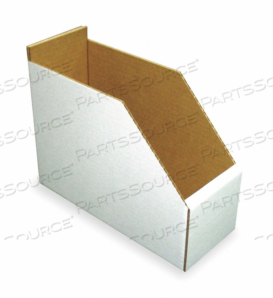 CORRUGATED SHELF BIN 200 LB. 8-1/4 IN W by Packaging Corporation of America CORRUGATED SHELF BIN 200 LB. 8-1/4 IN W by Packaging Corporation of America