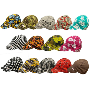 10658 WELDER'S CAP; 1000 SERIES, 6-5/8”, SINGLE SIDED IN ASSORTED DESIGNS by Comeaux Caps