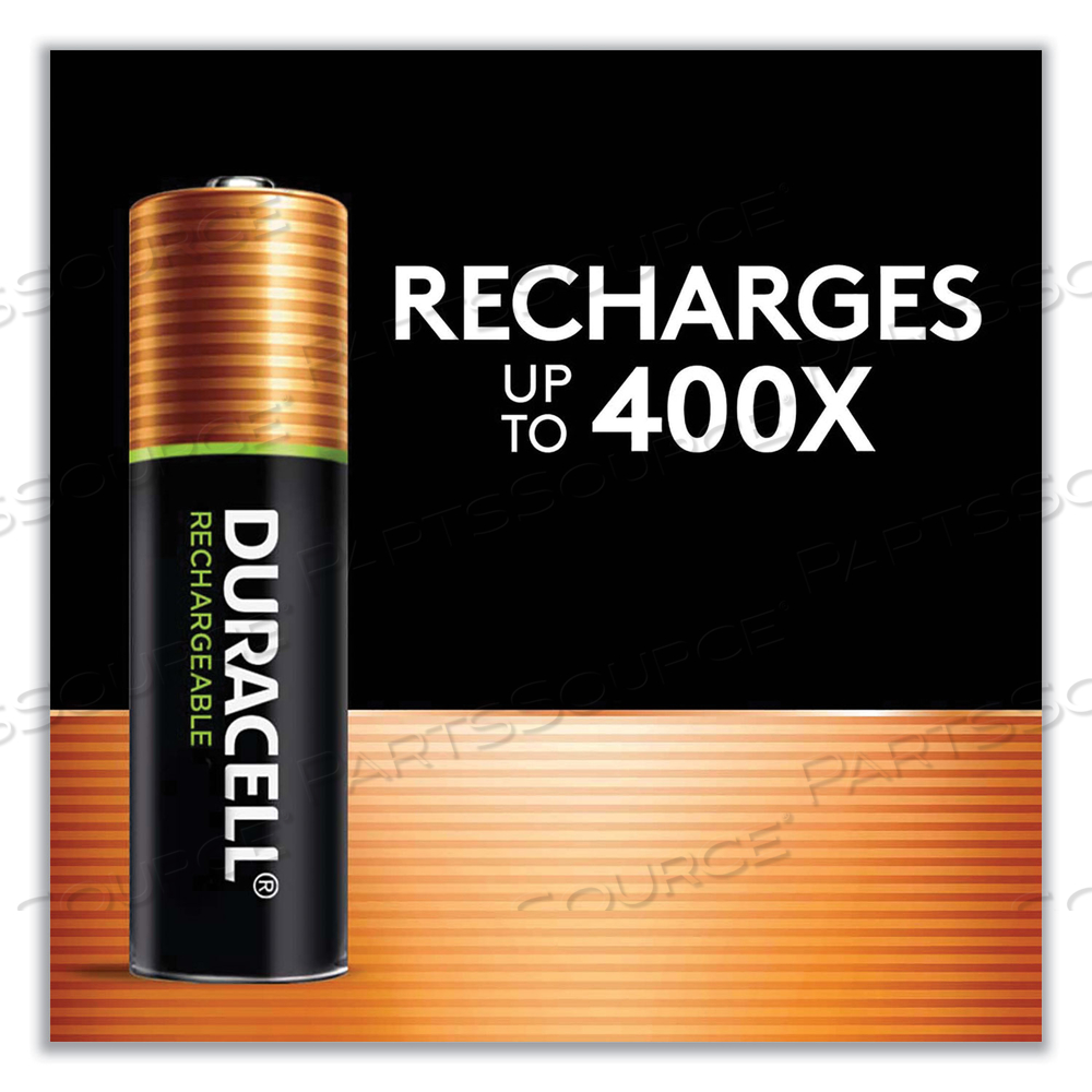 DX2400B4N DURACELL NIMH RECHARGEABLE BATTERIES,AAA,4 PACK by Duracell