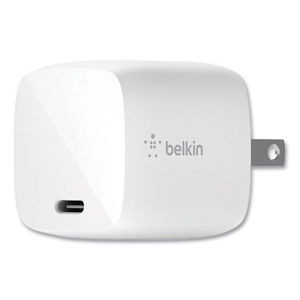 BOOST CHARGE WALL CHARGER, POWER ADAPTER, PPS TECHNOLOGY, 30 WATT, 3 A, FAST CHARGE, PD 3.0 (USB-C), WHITE, FOR APPLE IPHONE 12, 13, GOOGLE by Belkin BOOST CHARGE WALL CHARGER, POWER ADAPTER, PPS TECHNOLOGY, 30 WATT, 3 A, FAST CHARGE, PD 3.0 (USB-C), WHITE, FOR APPLE IPHONE 12, 13, GOOGLE by Belkin