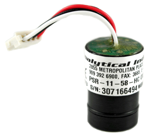 OXYGEN, GALVANIC SENSOR, 0.72 IN ID, 0.87 IN OD DIA, MOLEX, RECESSED 4 PIN HUDSON STYLE MALE, 0 TO 100%, BLACK, WHITE, 7 TO 14 MV SIGNAL OUT by Teleflex LLC