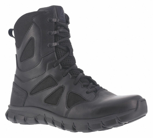 TACTICAL BOOTS 9'-1/2W BLACK LACE UP PR by Reebok