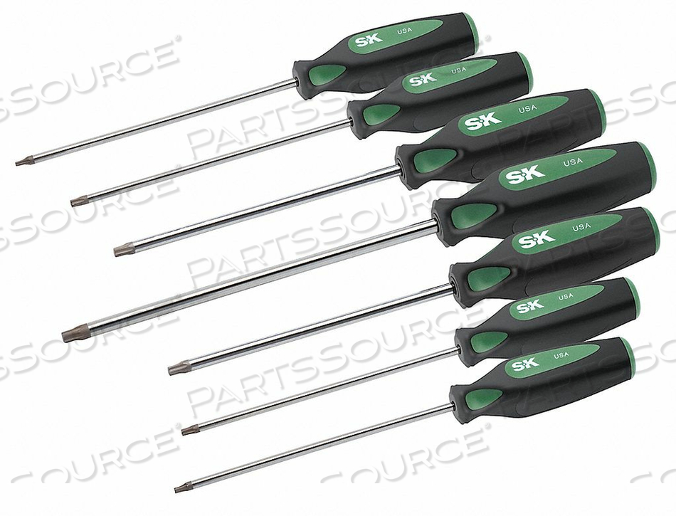 SCREWDRIVER SET TORX(R) 7 PC by SK Professional Tools SCREWDRIVER SET TORX(R) 7 PC by SK Professional Tools