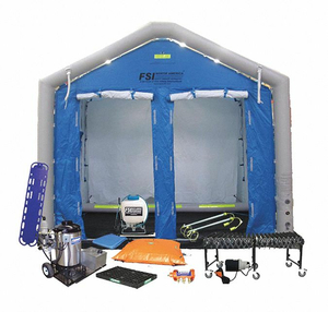 DECONTAMINATION SHOWER BLUE 108 IN H by Fsi