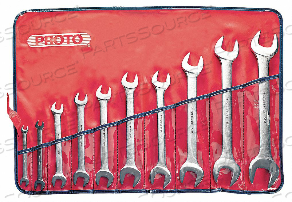 OPEN END WRENCH SET 15DEG 1/4-1-1/8 10PC by Proto OPEN END WRENCH SET 15DEG 1/4-1-1/8 10PC by Proto