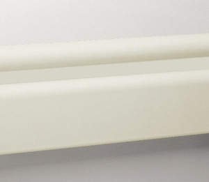3 PC. WALL RAIL VINYL CHAMPAGNE 144IN by Pawling Corp
