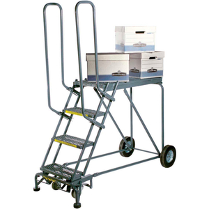 7 STEP STEEL CLIMBING STOCK PICKING LADDER, 600 LB. CAPACITY by Ballymore