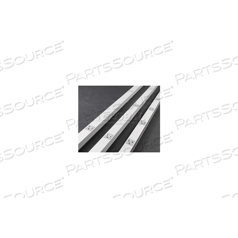 G20GB306 PLUGMOLD, 125V, 15A, 3'L - MIN QTY 10 by Wiremold