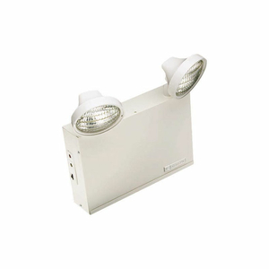 LARGE STEEL EMERGENCY LIGHT - 6V, 54W, 2- 9W LAMP HEADS by Thomas & Betts