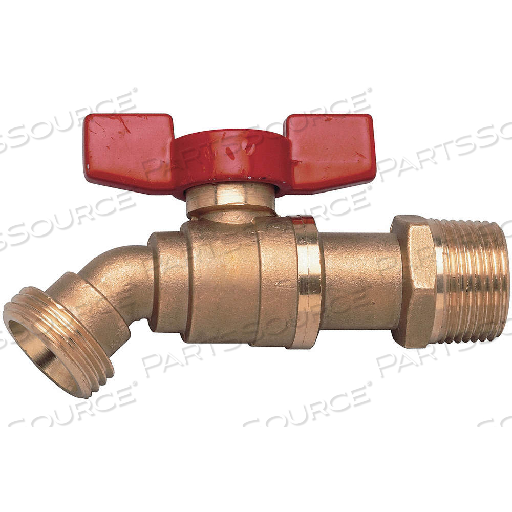 WATTS BOILER DRAIN VALVE, BRASS, MNPT, MGHT, 200 PSI MAX. PRESSURE, TEE by Approved Vendor WATTS BOILER DRAIN VALVE, BRASS, MNPT, MGHT, 200 PSI MAX. PRESSURE, TEE by Approved Vendor