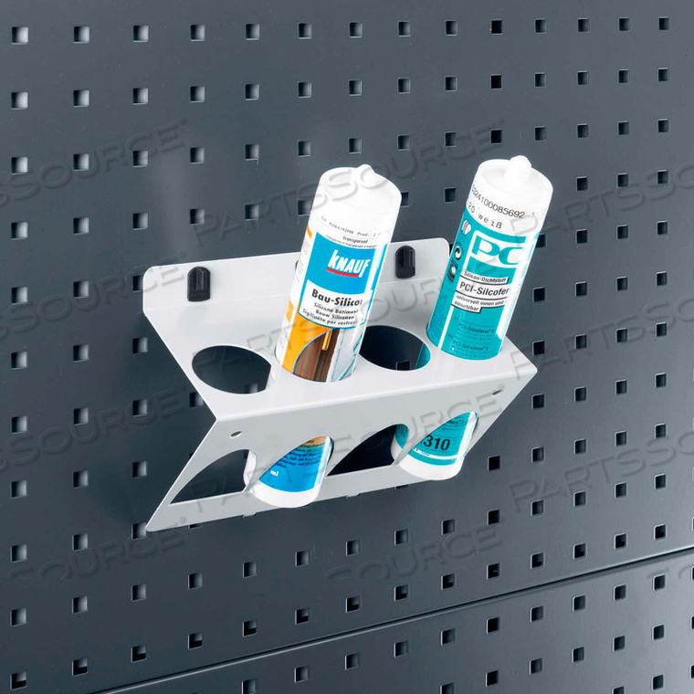 4 POSITION CARTRIDGE HOLDER FOR PERFO PANELS, 9" WIDE by Bott Ltd