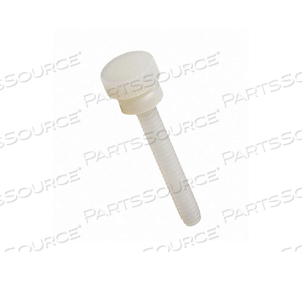 THUMB SCREW, 5/16"-18 THREAD SIZE, KNURLED, NYLON, PLAIN, 0.385 IN MAX HEAD HT, 1/2 IN LG by Approved Vendor