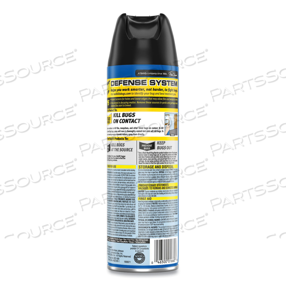 FLYING INSECT KILLER, 15 OZ AEROSOL SPRAY by Raid FLYING INSECT KILLER, 15 OZ AEROSOL SPRAY by Raid